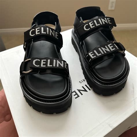 celine bulky outdoor sandal|Celine.